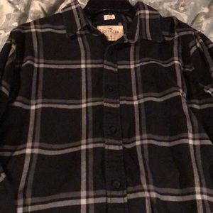 Men’s Black flannel from Hollister